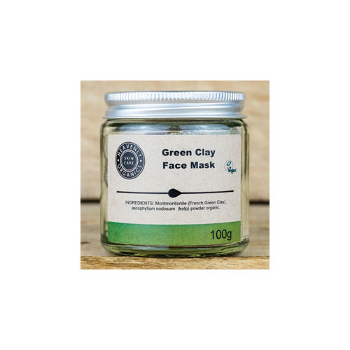 Heavenly Organics Skin Care Green Clay Face Mask 100g
