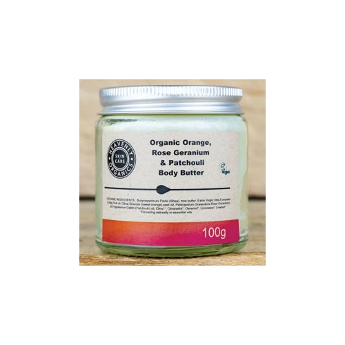 Heavenly Organics Skin Care Orange Rose Geranium And Patchouli Body Butter 100g