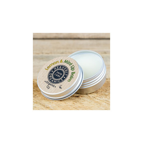 Heavenly Organics Skin Care Lemon And Mint Lip Balm 12g