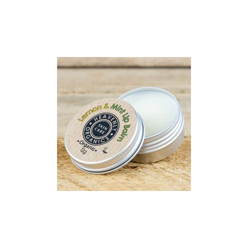Heavenly Organics Skin Care Lemon And Mint Lip Balm 12g