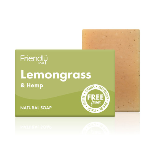 Friendly Soap Lemongrass & Hemp Soap 95g