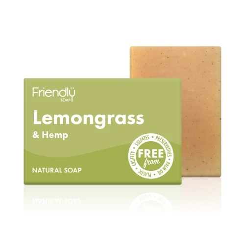 Friendly Soap Lemongrass & Hemp Soap 95g