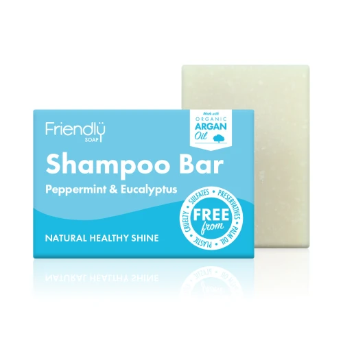 Friendly Soap Peppermint And Eucalyptus Shampoo Bar 95g