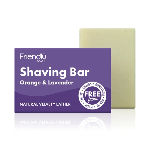  Friendly Soap Orange & Lavender Shaving Bar 95g