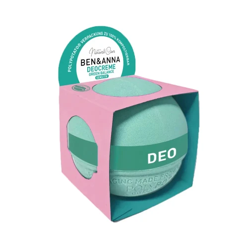 Ben And Anna Green Balance Natural Deodorant Cream 40g