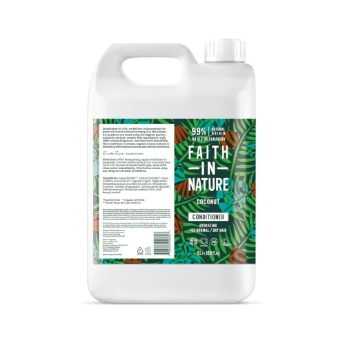 Faith in Nature Bulk Conditioner Coconut 5 ltr