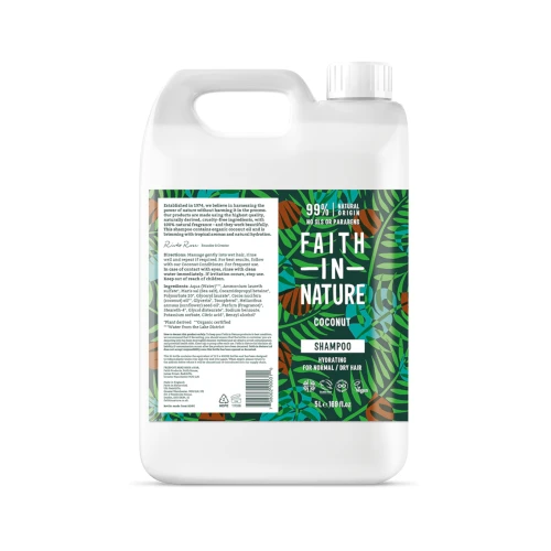 Faith in Nature Bulk Shampoo Coconut 5 ltr
