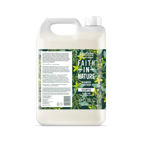 Faith in Nature Bulk Shampoo Seaweed 5 ltr