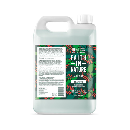 Faith in Nature Bulk Shampoo Aloe Vera 5 ltr