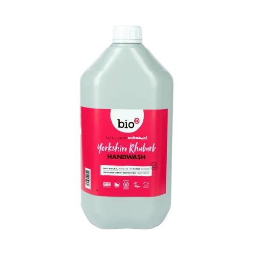 Bio-D Hand Wash Yorkshire Rhubarb 5ltr