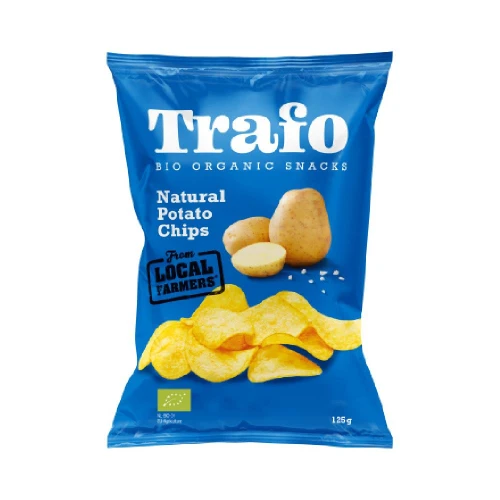 Trafo Organic Potato Crisps - Salted 12 x 125g