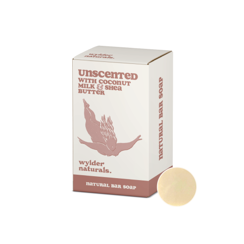 Wylder Naturals Natural Soap Unscented w Coconut, Shea & Hemp (8 * 120g)