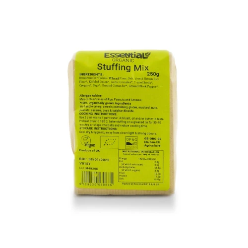 Essential Organic Stuffing Mix 250g