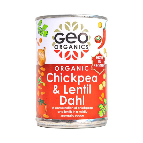 Geo Organics Chickpea and Lentil Dahl 400g