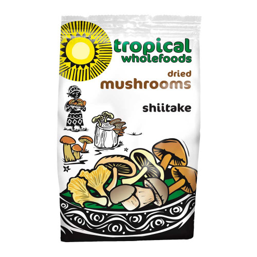 Tropical Wholefoods Dried Shiitake Mushrooms 50g