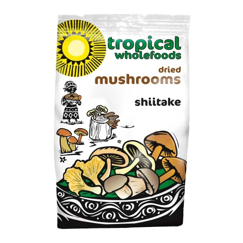 Tropical Wholefoods Dried Shiitake Mushrooms 50g