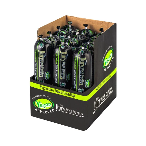 Bury Black Pudding Company Vegetarian Black Pudding 12 * 220g