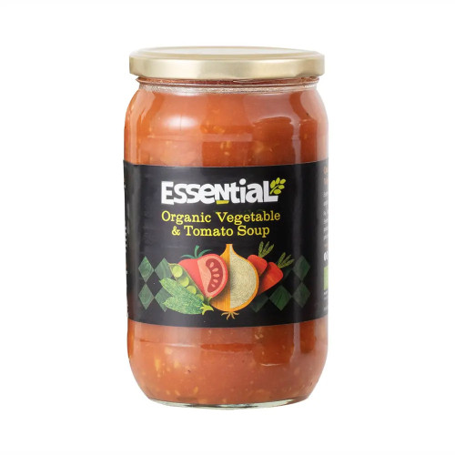 Essential -soup in glass jars Vegetable & Tomato Soup 6 * 680g