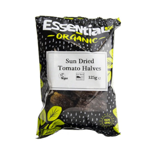 Essential Tomatoes - Sun Dried Halves (with salt) 6 x 125g