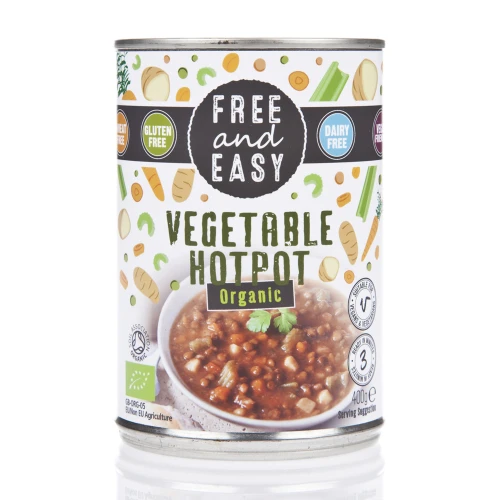 Free and Easy Tinned Ready Meal Vegatable Hotpot 400g 