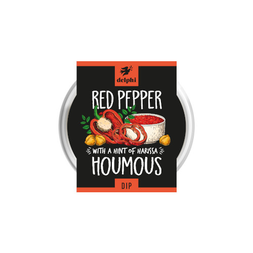 Delphi Foods Red Pepper Houmous 170g