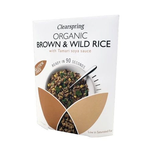 Clearspring 90 Seconds Brown Wild Rice 250g