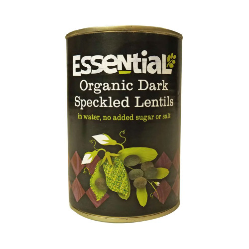 Essential - tinned beans Dark Speckled Puy-Type Lentils 6 x 400g