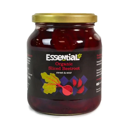 Essential - vegetables in glass jars Beetroot Sliced - Glass Jar 6 * 340g