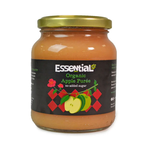 Essential - fruit in glass jars Apple Puree - (No Added Sugar) - Glass Jar 6 * 360g