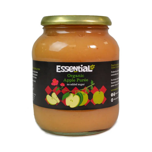 Essential - fruit in glass jars Apple Puree - (No Added Sugar) - Glass Jar 6 * 700g