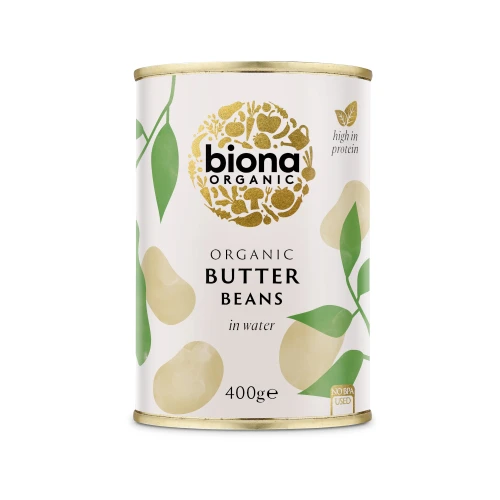 Biona Butter Beans - tinned 400g