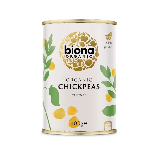 Biona Chickpeas - tinned 400g