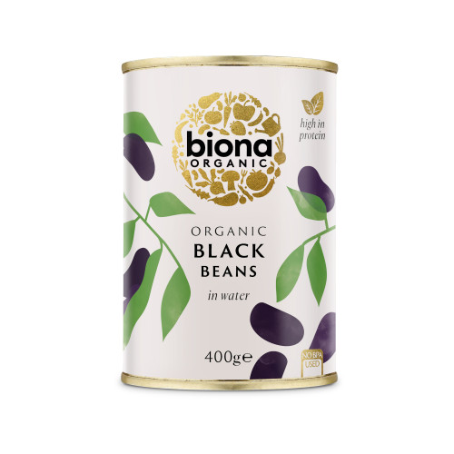 Biona Black Beans - tinned 400g