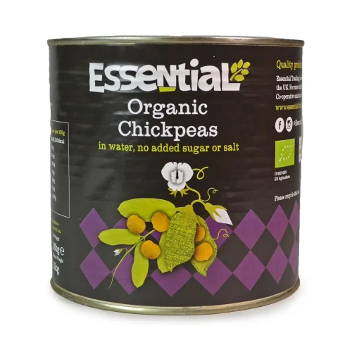 Essential - tinned beans Catering Size - Chickpeas 1 x 2.6kg