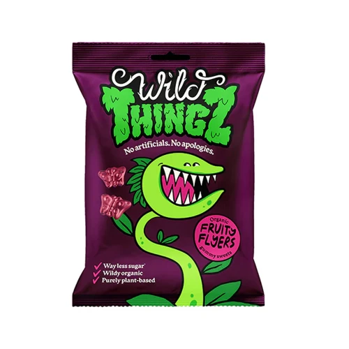 Wild Thingz Vegan Sweets Fruity Flyers 130g