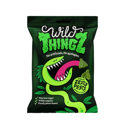 Wild Thingz Vegan Sweets Zesty Pests 130g
