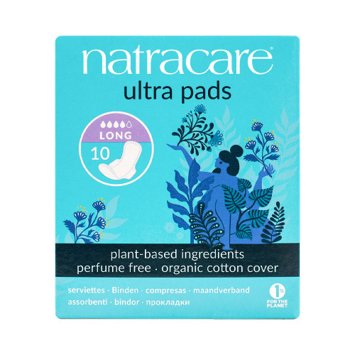 Natracare Ultra Pad with wings Long 12 x 10