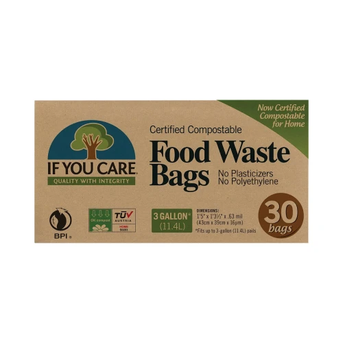 If You Care Kitchen Caddy Certified Compostable Food Waste Bags