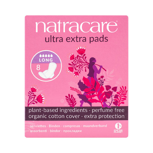 Natracare Ultra Extra Pad Long 12 x 8