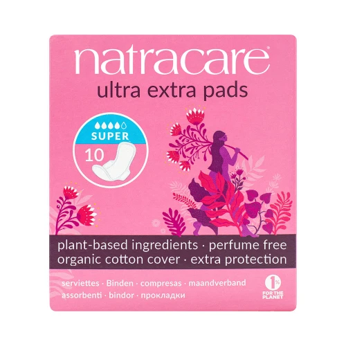 Natracare Ultra Extra Pad Super 12 x 10