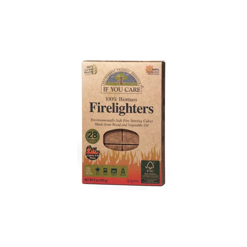 If You Care Firelighters 100% Biomass FSC Certified 