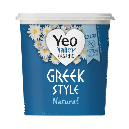 Yeo Valley Organic Greek Style Natural Yogurt 4 x 950g
