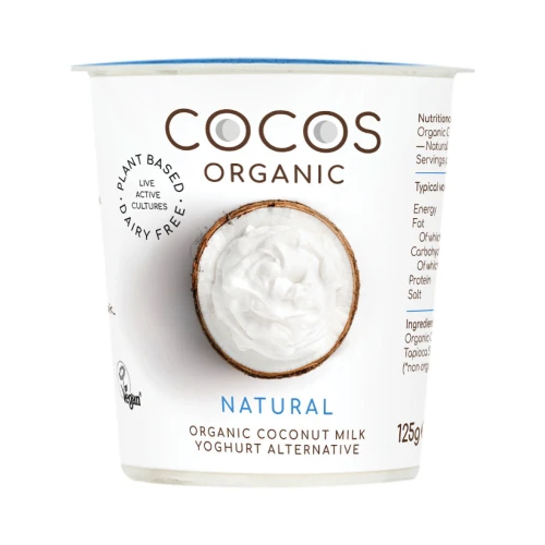 COCOS Organic Natural Coconut Yoghurt 125g