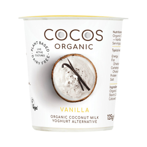 COCOS Organic Vanilla Coconut Yoghurt 125g