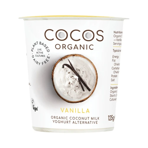 COCOS Organic Vanilla Coconut Yoghurt 125g