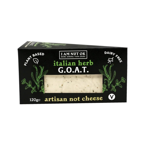 I AM NUT OK G.O.A.T. Vegan Herby Goat Cheese 6 * 120g