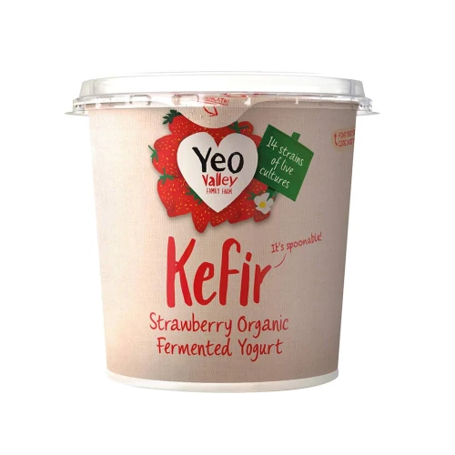 Yeo Valley Organic Kefir (Spoonable) - Strawberry 350g