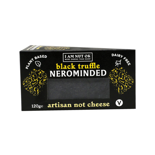 I AM NUT OK NeroMinded - Vegan Black Truffle Cheese 6 * 120g