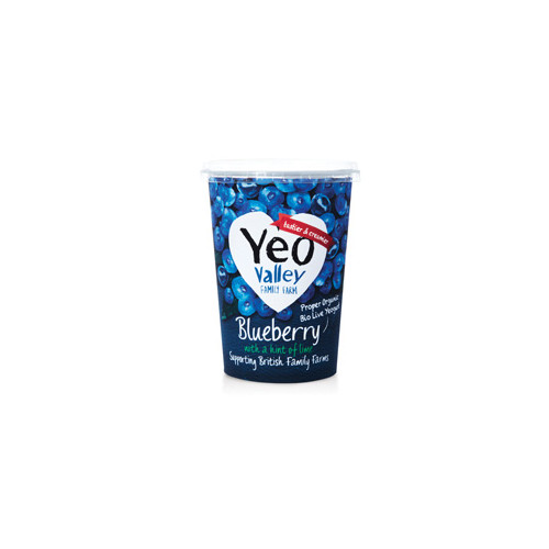 Yeo Valley Organic Yogurt Blueberry and Lime 450g