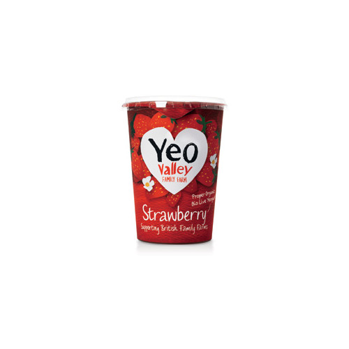 Yeo Valley Organic Yogurt Strawberry 450g